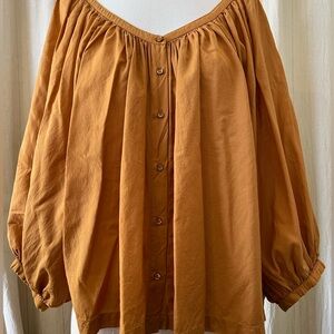 Doen orange Jeanne Top